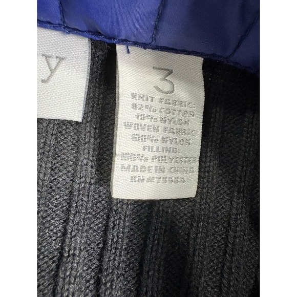 Zenergy by Chico's Quilted Zip Jacket Women's Size 3 Large Blue Black - Picture 5 of 11